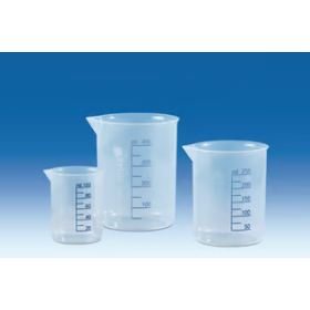 Bécher 500ml, PP, graduation bleue