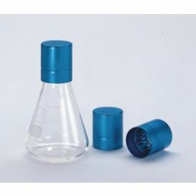 Bouchon Erlenmeyer aluminium Ø37/39mm - bleu