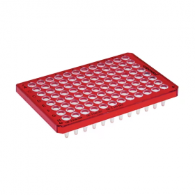 Eppendorf twin.tec® PCR Plate 96w, semi-skirted - rouge