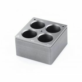 IKA H 135.106 Block 4 x 40ml fond plat