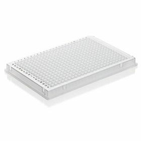 Plaque PCR 384-puits, PP, 0.03 ml, cadre blanc, puits transparents, cadre complet