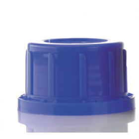 Bouchon inviolable pour bouteilles carrées, bleu