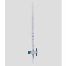 Burette 50ml Schellbach AS + robinet droit stopcock - PTFE