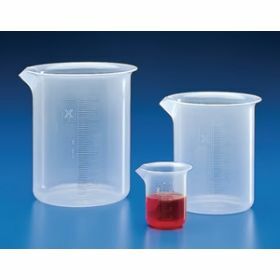 Bécher en PP - graduation en reliëf - 100ml - forme basse
