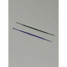 Oeses NP -1µl - extrémité pointue - stérile -flexible PS- vert foncé/20