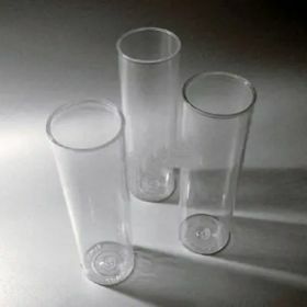 Tube Drosophila fond plat PS 28.5x95mm, en vrac