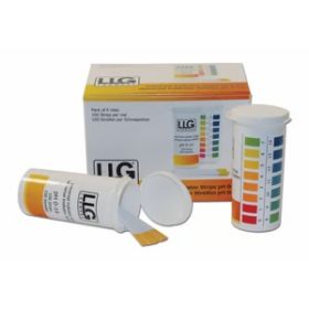 Bandes pH -plastique -(pH 0-14)- 100pcs/ flacon