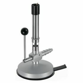 Bec bunsen avec robinet, veilleuse, réglage d'air