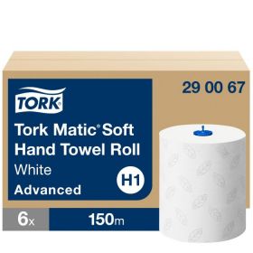 Papier essui Tork Matic® SFT Roll 2 plis 150mx21cm