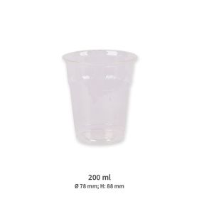 Gobelet - PLA - 0,2l D7,8mm H8,8cm