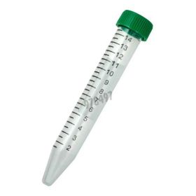 Tube à centrifuger 15 ml 25/carton rack - stérile