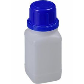 Flacon à col étroit,100 mL PEHD,bouchon inviolable