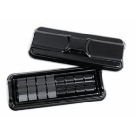 Stain tray set (4bacs+1 couver.) pour 8 slides