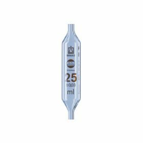 Pipettes jaugées  Blaubrand ETERNA classe AS, 1 trait, impression brune