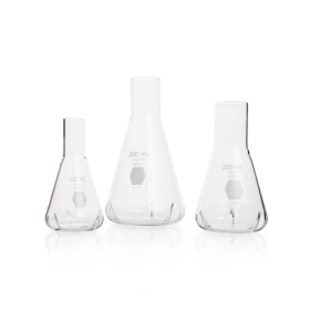 Baffled erlenmeyer droit