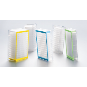 Plaque deepwell 96 puits 1000 µl puits transparents, stérile - 20pcs