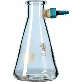 Fioles de filtration (forme d' erlenmeyer ou bouteille) Duran® avec set de montage Keck™  