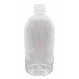 Flacon rond (PET) sans bouchon
