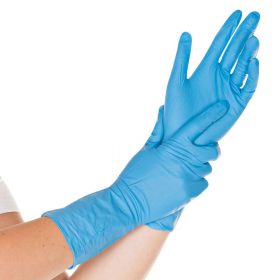 Gants High Risk nitrile - bleu - PF