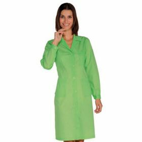 Blouse femmes 65% PE - 35% coton résistant aux acides vert