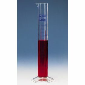 Éprouvette forme haute classe A - gradué (bleue) - PMP