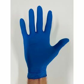 Gants en nitrile - sans poudre - bleu