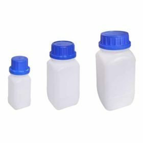 HDPE Flacon col large + cape inviolable avec ou sans UN approval