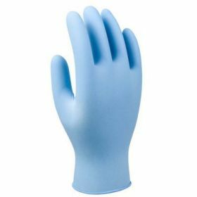Showa 7500PF gants nitrile bleus - (EBT) - non poudrés - 0.10mm