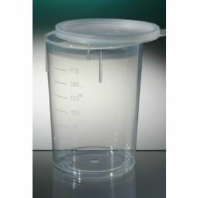 Pots coniques en PP (polypropylène) transparent ou blanc avec cape à pression  