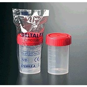 Containers voor conventionele urinecollectie (niet-vacuum) met schroefstop of snapcap