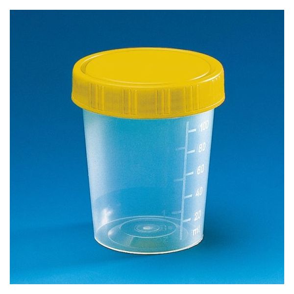 Flacon avec point d’échantillonnage pour test urinaire (boite de 100)