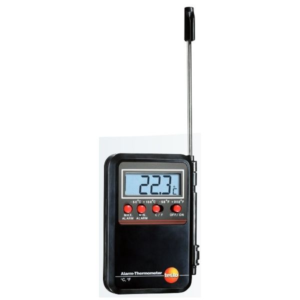 Testo Mini-thermomètre à alarme L190mm, 150°C