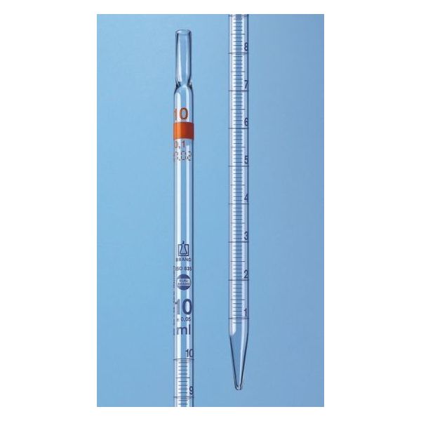 Pipettes graduées BLAUBRAND® type 3 classe AS, 1 ml, Graduation: 0,1 ml,  Extrêmité du bouchon de coton: non, Pipettes graduées, Pipettes (verre et  à usage unique), Liquid Handling, Matériel de laboratoire