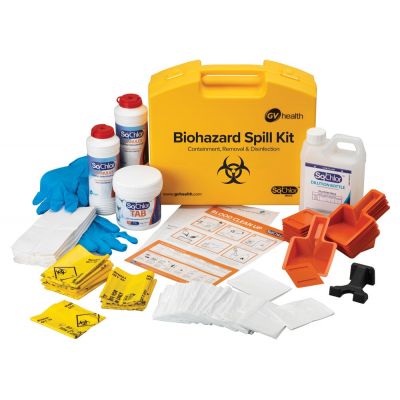 Biohazard kit de déversement Multi 25x à base de chlore