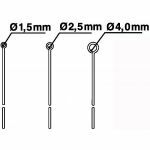 Inoculateur inox 18/8 D4mm