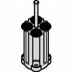 Epp SET: 2 Adapteurs - 4 x 2.6 - 7ml pour rotor A-4-38