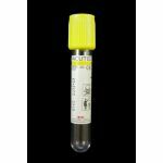 tube urine 4ml fond rond, bouchon jaune,sous vide