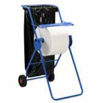 Distributeur sur pied pour grand rouleau avec sac poubelle
