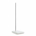 Tige support inox D12xH505mm et pied PP 210x155mm