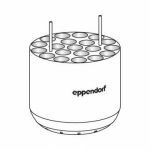 Adaptateurs Eppendorf pour 27 tubes à fond rond 5 ml FACS pour Rotor S-4-104, S-4x1000 et S-4x750