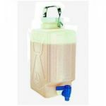 Nalgene™ carboy (bonbonne rectangulaire) PEHD 20L + robinet