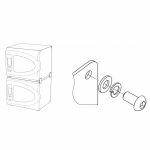 Kit d'empilage pour 2x ES-20/80