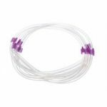 Minipuls tube SILICONE 2mm IØ 40cm MAUVE/MAUVE