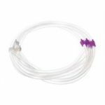 Minipuls tube SILICONE 2,79mm IØ 40cm MAUVE/BLANC