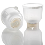 Entonnoir de filtration Cytiva MicroFunnel Plus, 100 ml, Metricel Black (PES), 0,45 µm, noire, quadrillée, stérile (irradiation gamma), paquet de 50