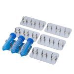 OHAUS Genie plaques à clips pour 3 tubes de 28 – 30 mm, lot de 6 SI-1122