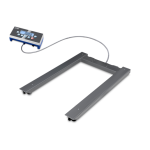 KERN UID 1500K-1DM balance à palettes - 600 kg / 1500 kg - 200 g / 500 g