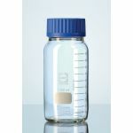 Duran® Flacon de laboratoire à col large avec capuchon à visse bleu GLS80