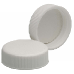 Wheaton couvercle en PP blanc avec doublure en Poly-vinyl pour des flacons ambre col large